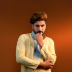 Aari Linen Kurta for Him. (Beige)